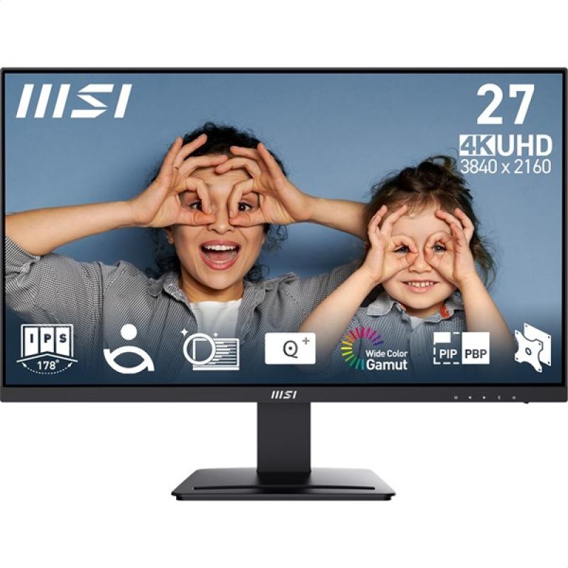 MSI 27 FLAT IPS PRO MP273U 4MS 60HZ HDMI-DP KURUMSAL MONİTÖR 3840X2160