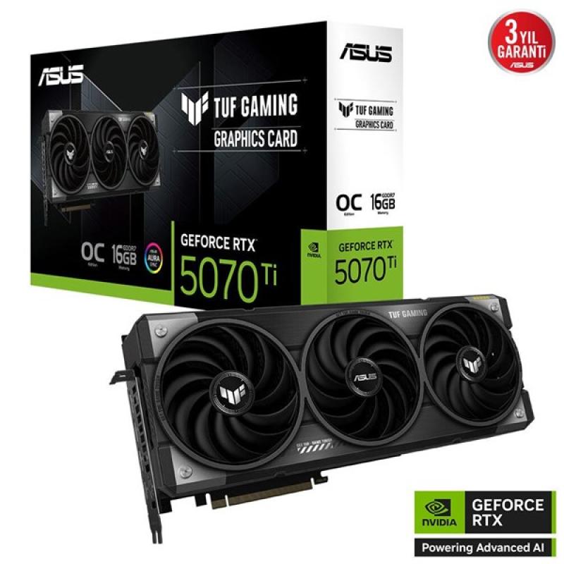 ASUS 16GB TUF GAMING RTX5070TI-O16G GDDR7 256bit HDMI DP PCIe 5.0