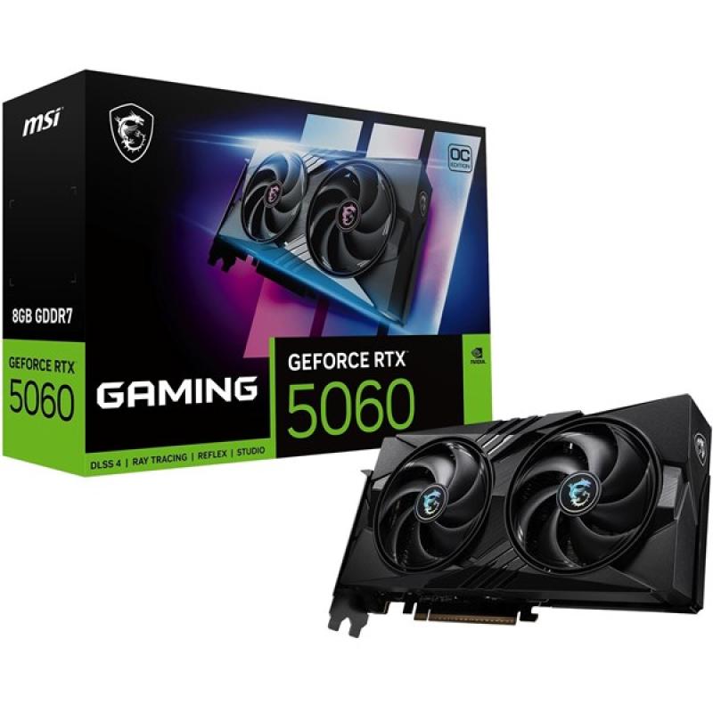 MSI 8GB RTX5060 GAMING OC GDDR7 128bit HDMI-DP PCIE 5.0