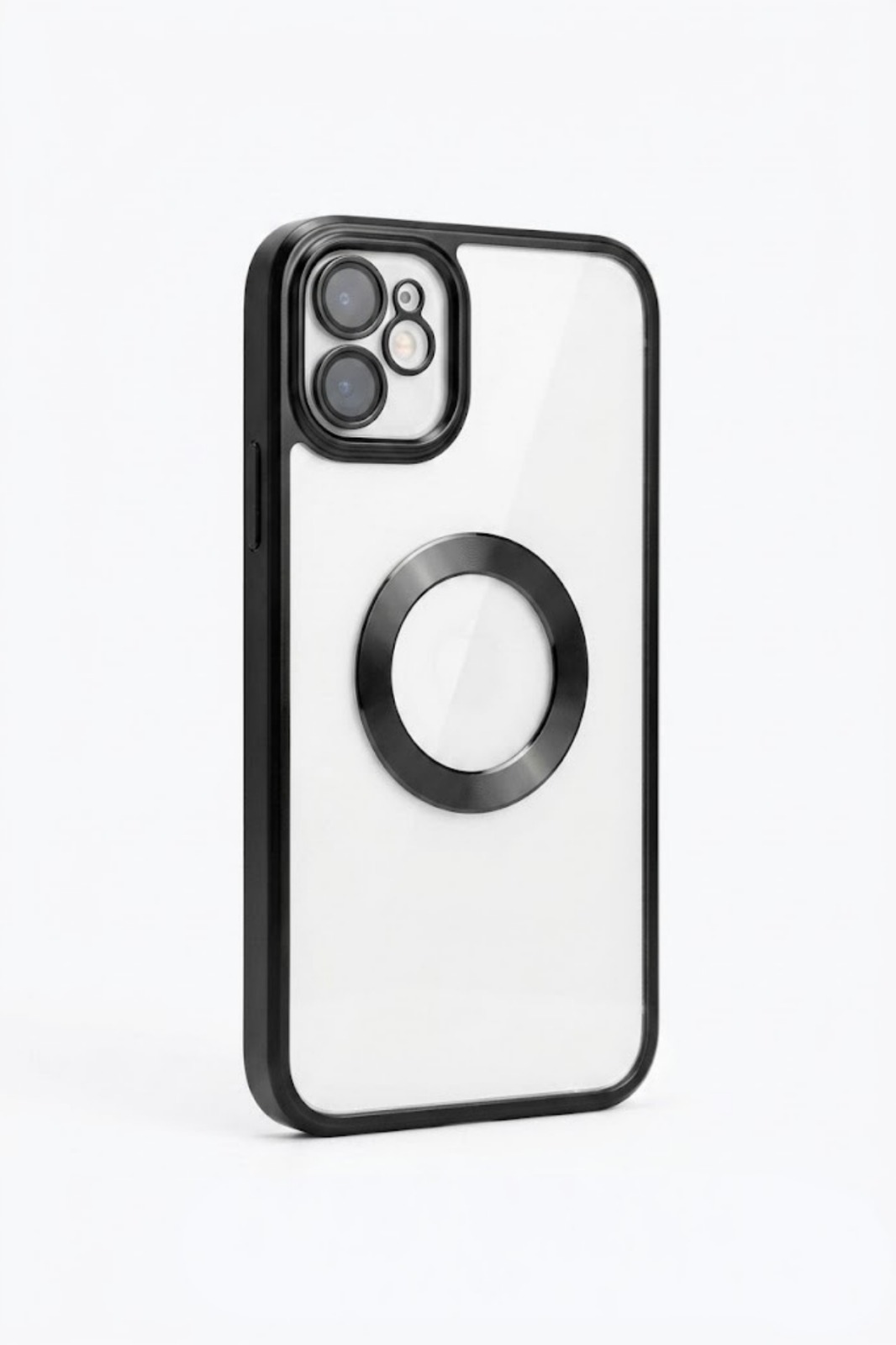 iphone 11 6.1 inc Uyumlu Kamera Korumalı Silikon Telefon Kılıfı Siyah