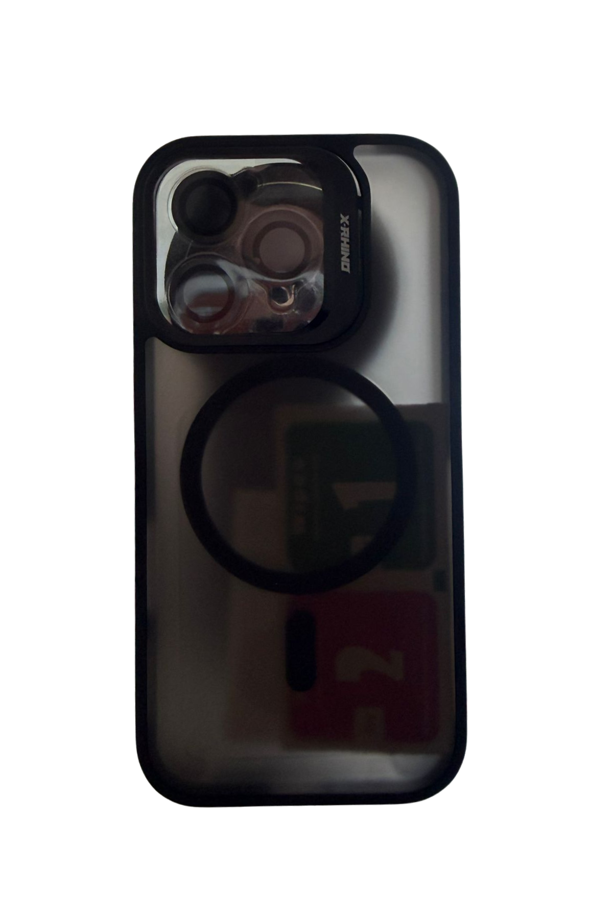iPhone 17 Pro Lens Koruyuculu Magsafe Kılıf - Siyah
