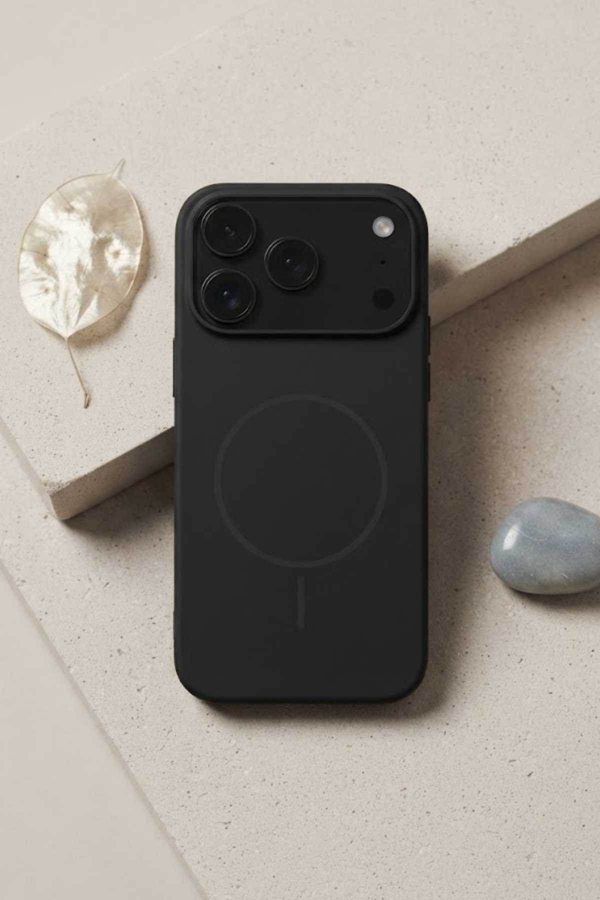 iphone 17 Pro Lensli Magesafe Özellikli Kılıf - Siyah