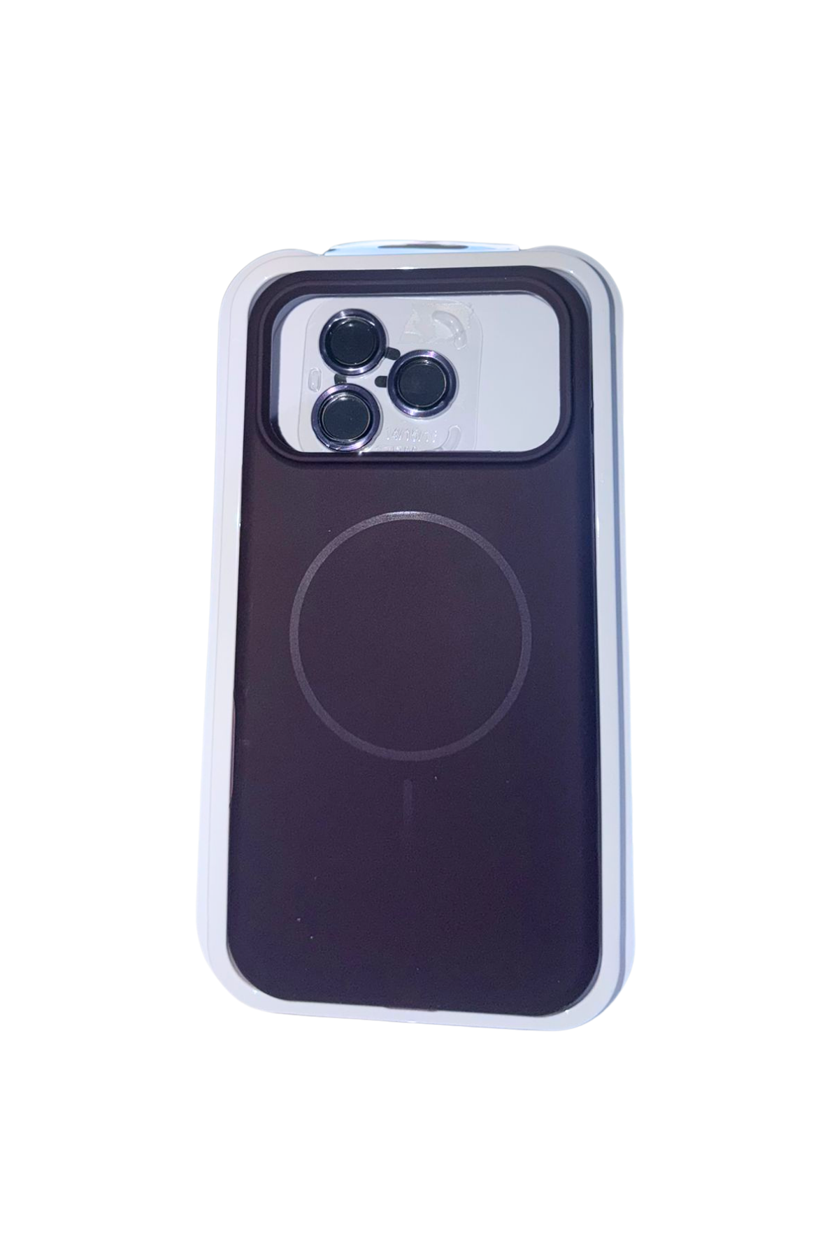 iPhone 17 Pro Max Lensli Magesafe Özellikli Kılıf - Koyu Mor