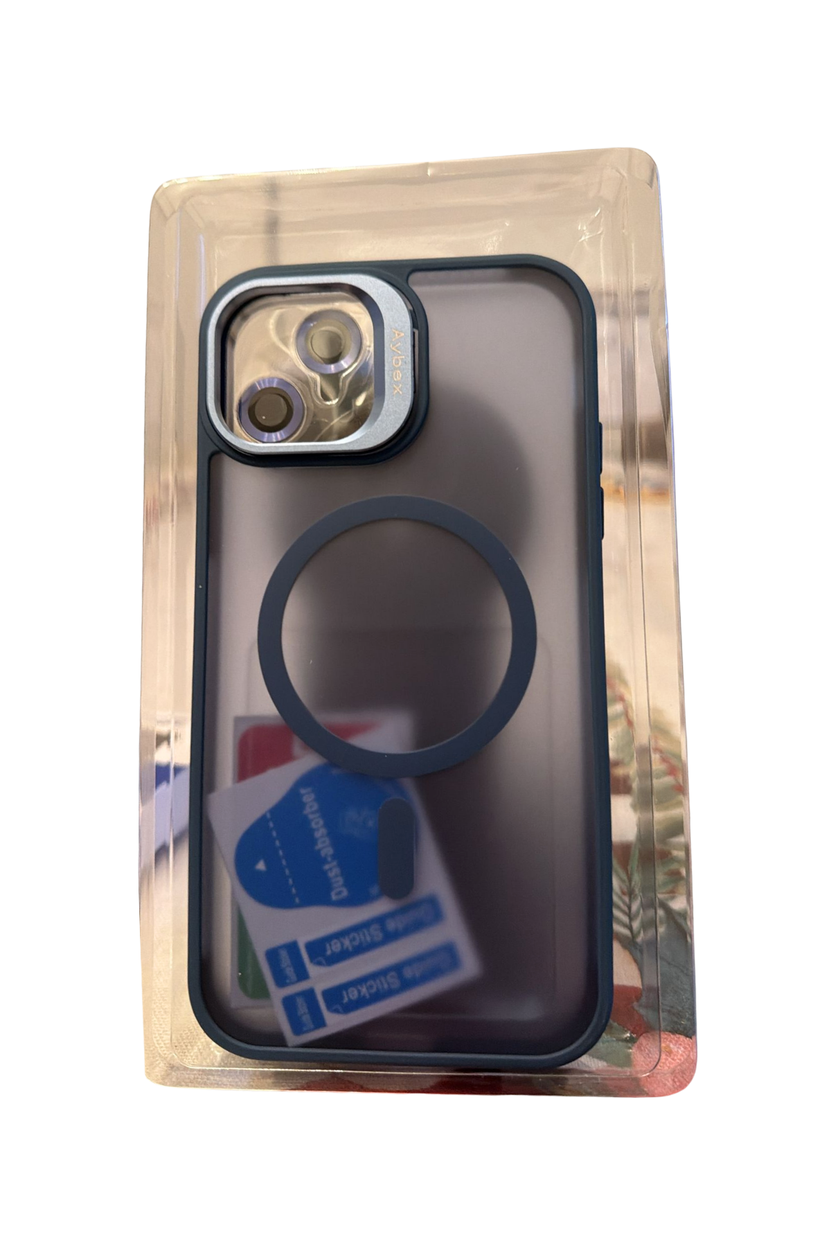 iPhone 11 Kamera Korumalı Magesafe Özellikli Silikon Telefon Kılıfı Lacivert