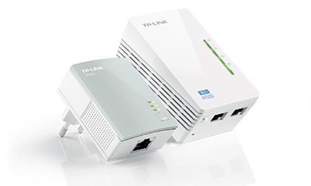 Tp-Link Tl-Wpa4220 Kit 300Mbps Av600 Priz Ti̇pi̇ Powerline Genisletici