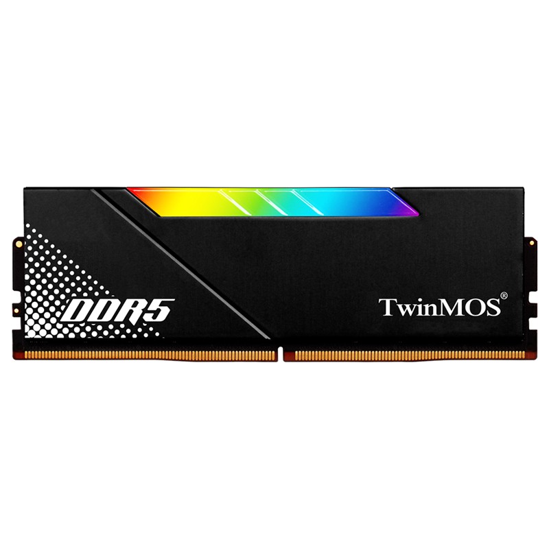 16 Gb Ddr5 6000Mhz Cl36 Rgb Si̇yah Voltx Twinmos Soğutuculu Dt Tmd516Gb6000Urgb36B