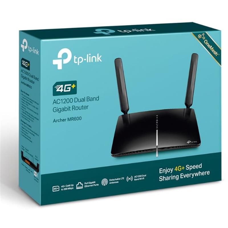 Tp-Link Archer Mr600 Ac1200 Dual Band 3G/4G Cat6 Lte Router
