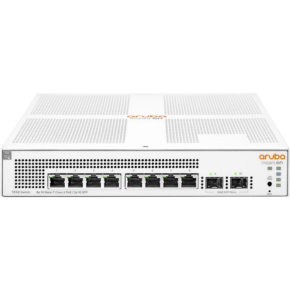Hpe Aruba Ion 1930 Jl681A 8 Port Gigabit Poe + 2Xsfp Uplink Yöneti̇lebi̇li̇r 124W Poe Switch