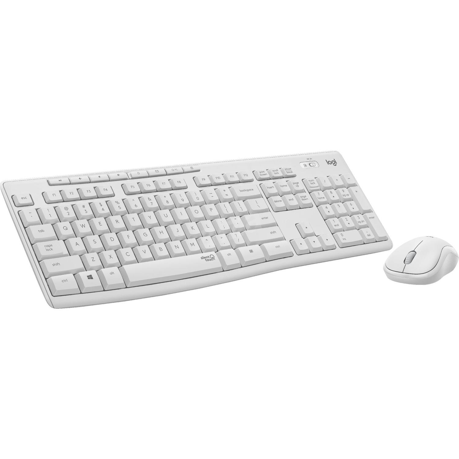 Logitech Mk295 Q Tr Sessi̇z Kablosuz Klavye Mouse Set Beyaz 920-010089