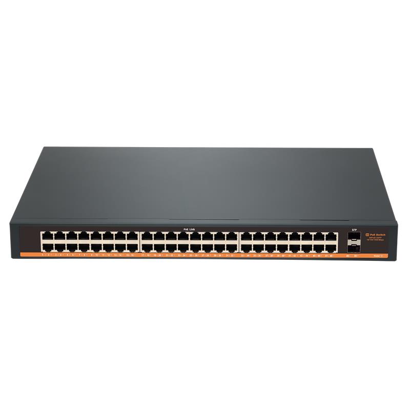 Tiwox Tp-G4820-Poe800W 48 Port Gigabit + 2X 1Gb Sfp Uplink Rackmount Poe Switch