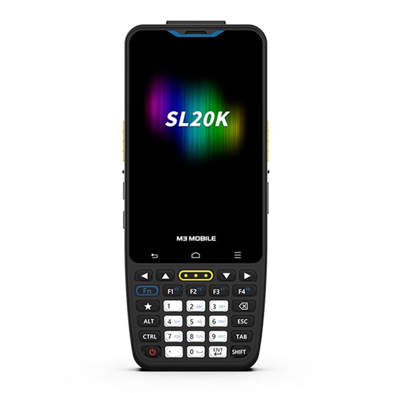 M3 Mobile Sl20K X/W 2D Karekod Andr.13 4Gb/64Gb 13Mp Wifi+Bluet. 4" Tuşlu Ekran El Termi̇nali̇ (Kilif+E.koruyucu+Adaptör)