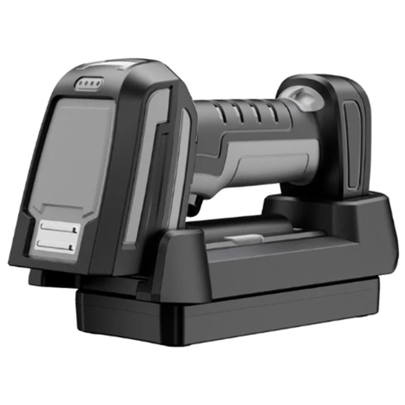 Perkon Tiger Rs56 2D 2.4Ghz 300M + Bt+Usb Kablosuz Ultra Dayanikli Ip67 Endüstri̇yel Barkod Okuyucu + Cradle