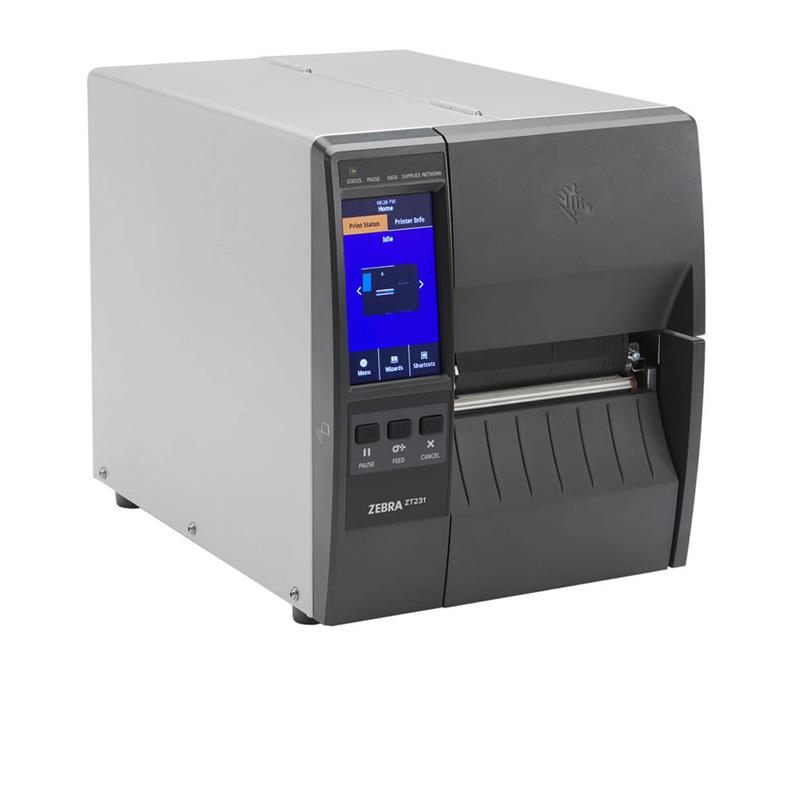 Zebra Zt231 (Zt23142-T0E000Fz) 203Dpi Termal Transfer Usb+Seri̇+Ethernet Metal Kasa End. Barkod Yazici (Ri̇bonlu Kullanim)