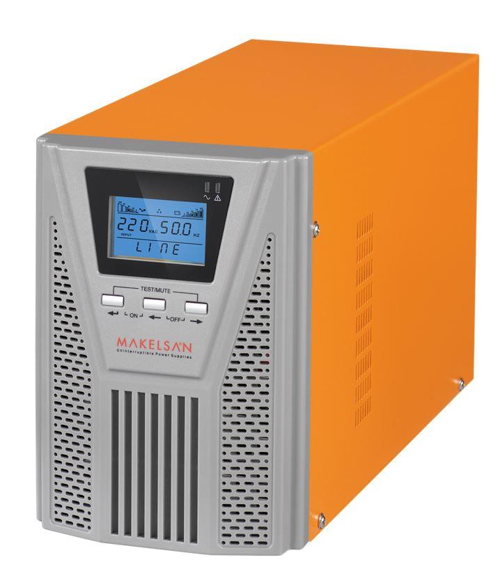 Makelsan Powerpack Se 1Kva 1F/1F (2X9Ah) 5/15Dk Online Ups