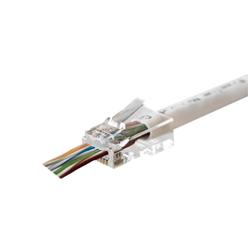 Oring Mpc6U3Ez Cat6 Plug U/Utp Ezrj45 Yeni̇ Nesi̇l Altin Uç Konnektör 100 Lü Paket
