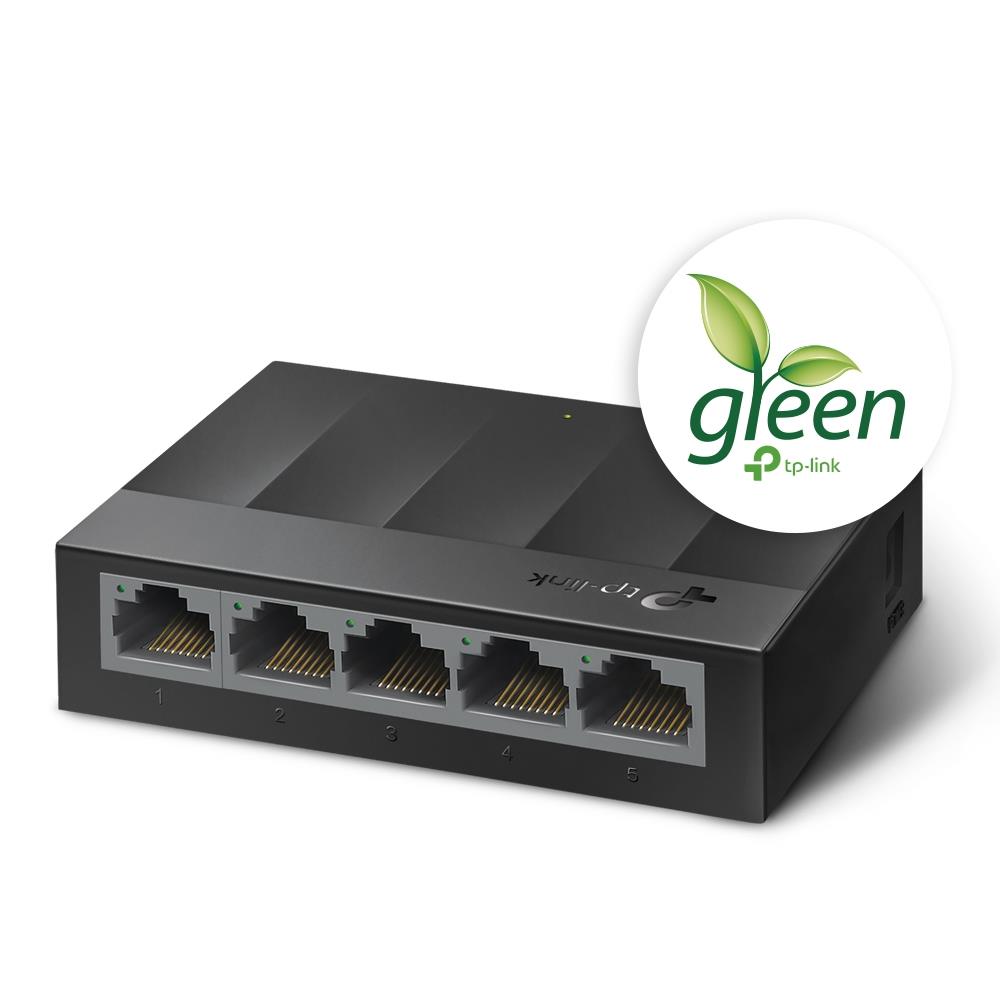 Tp-Link Ls1005G 5 Port 10/100/1000 Gigabit Plasti̇k Kasa Switch