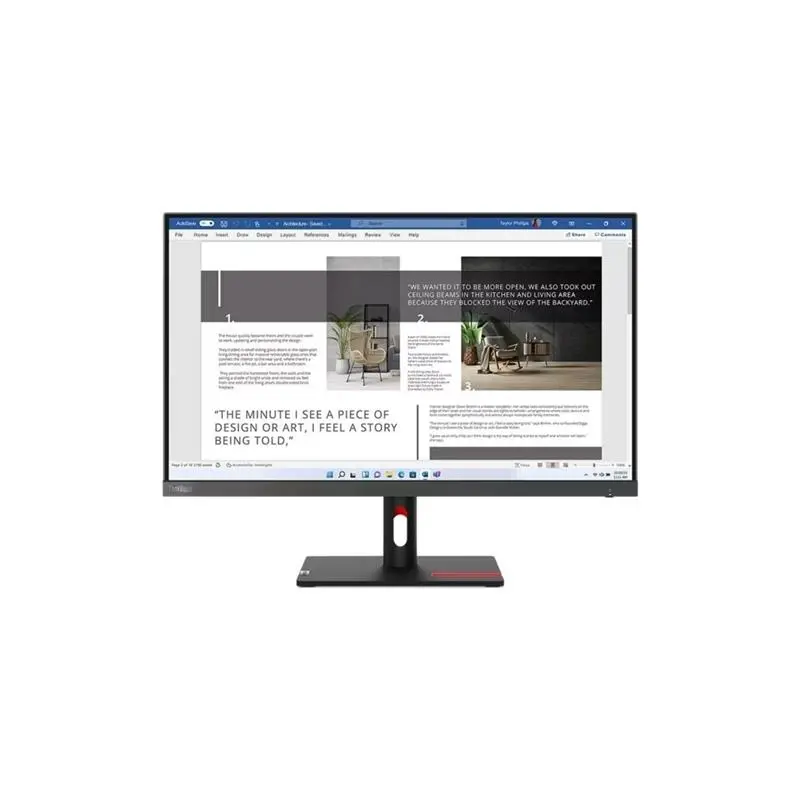 27 Lenovo S27I-30 Thinkvision 63Dfkat4Tk Fhd 4Ms 100Hz Hdmi+Vga Wled Monitor (3 Yil Garanti̇)