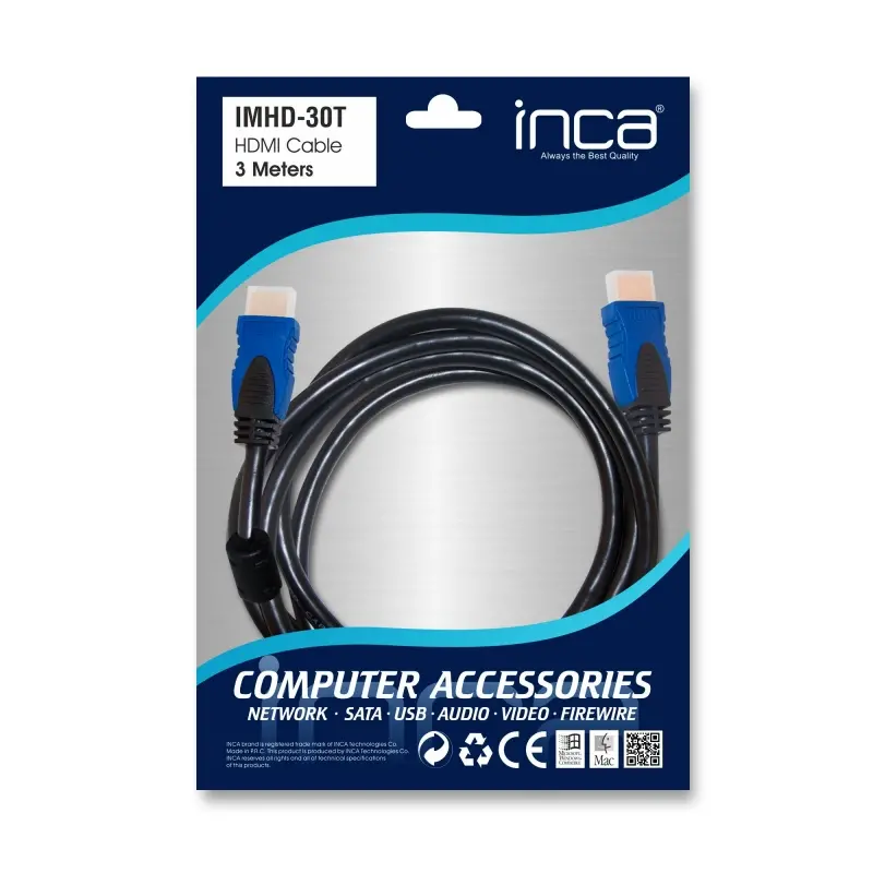 Inca Imhd-30T 3Mt Hdmi Kablo