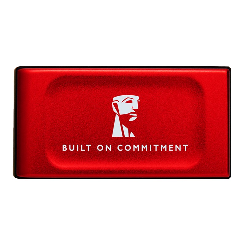 1 Tb Kingston Xs1000 Usb3.2 Gen2 Kirmizi Ssd Sxs1000R/1000Ga