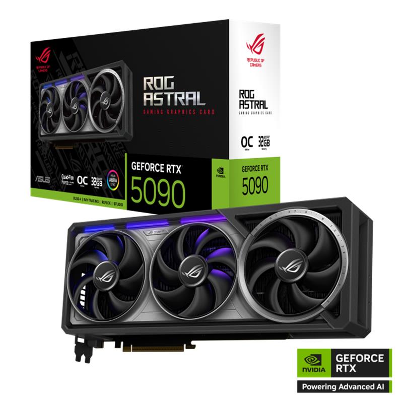 Asus Geforce Rog-Astral-Rtx5090-O32G-Gaming 32Gb Gddr7 512Bit 2Xhdmi 3Xdp Ekran Karti
