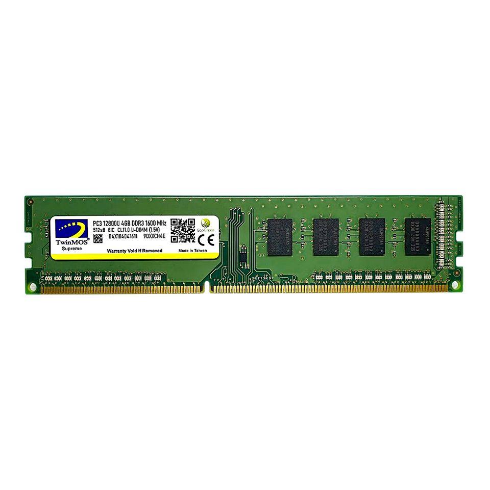 4 Gb Ddr3 1600Mhz Twinmos 1.5 Dt Mdd34Gb1600D