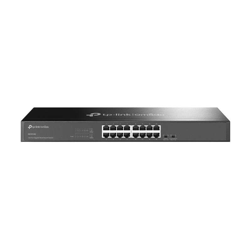 Tp-Link Omada Ds1016G 16 Port Gigabit Yöneti̇lemez Metal Kasa Rackmount Switch