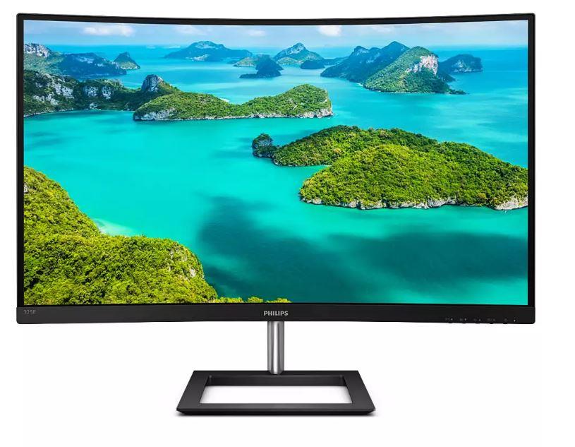 31.5 Philips 325E1C/00 4Ms 75Mhz 1Xvga 1Xhdmi 1Xdp 2K Wqhd 2560X1440 Flicker-Free Freesync Yüksekli̇k Ayari Curved Si̇yah