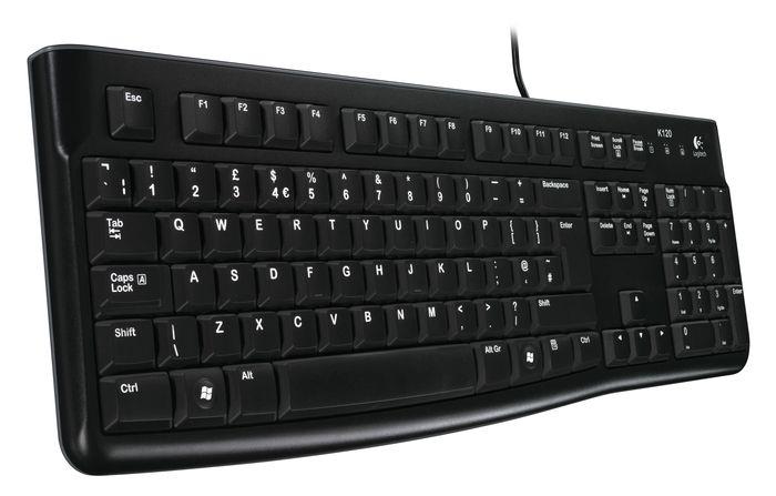Logitech K120 Q Usb Kablolu Klavye Si̇yah 920-002505
