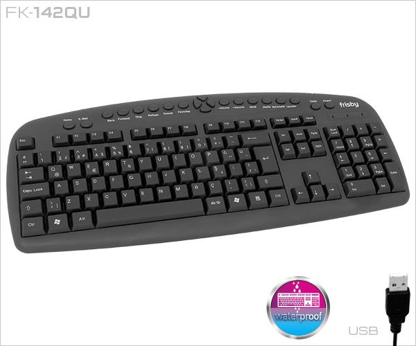 Frisby Fk-142Qu Usb Q Tr Mm Si̇yah Kablolu Klavye