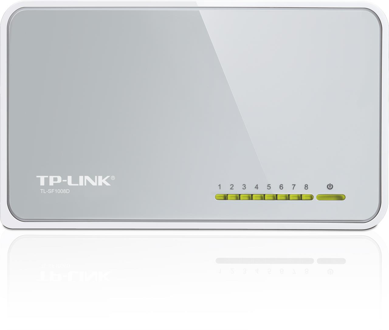 Tp-Link Tl-Sf1008D 8 Port 10/100 Plasti̇k Kasa Switch