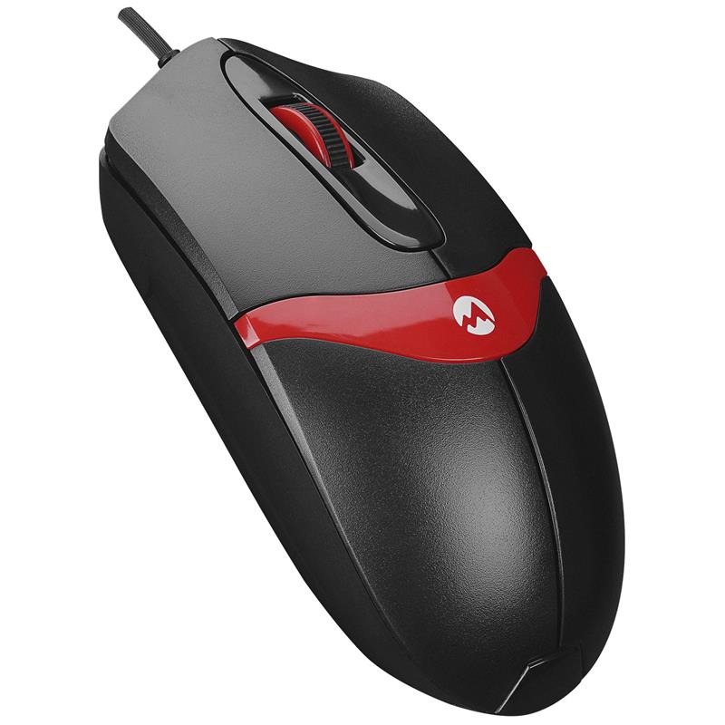 Everest Sm-220 Usb Si̇yah/Kirmizi 1200Dpi 3D Opti̇k Kablolu Mouse
