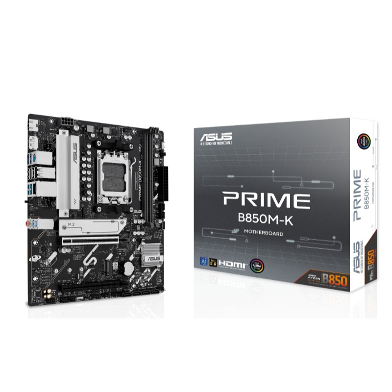 Asus Prime B850M-K Ddr5 8400Mhz 1Xhdmi 1Xdp 2Xm.2 Usb2.0 Matx Am5(Amd Am5 9000/8000/7000 Seri̇leri̇ İle Uyumlu)