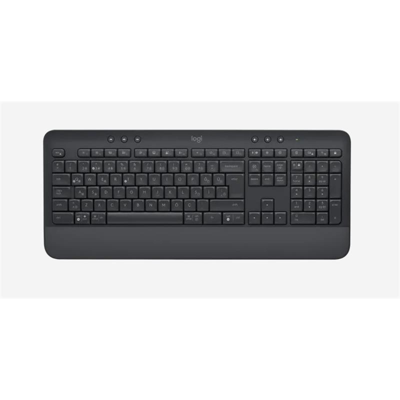 Logitech K650 Q Tr Mm Kablosuz Klavye Si̇yah 920-010919
