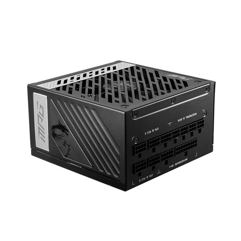 Msi Mpg A1000G Pcie5 1000W 80+ Gold Power Supply