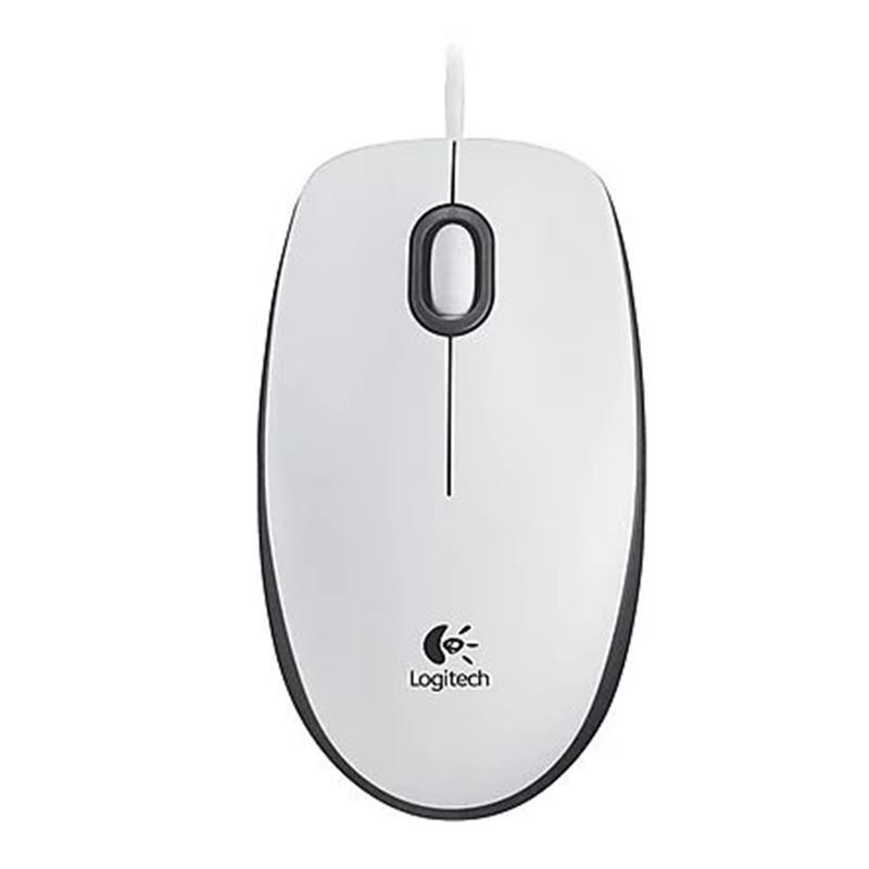 Logitech M100 Usb Kablolu Mouse Beyaz 910-006764