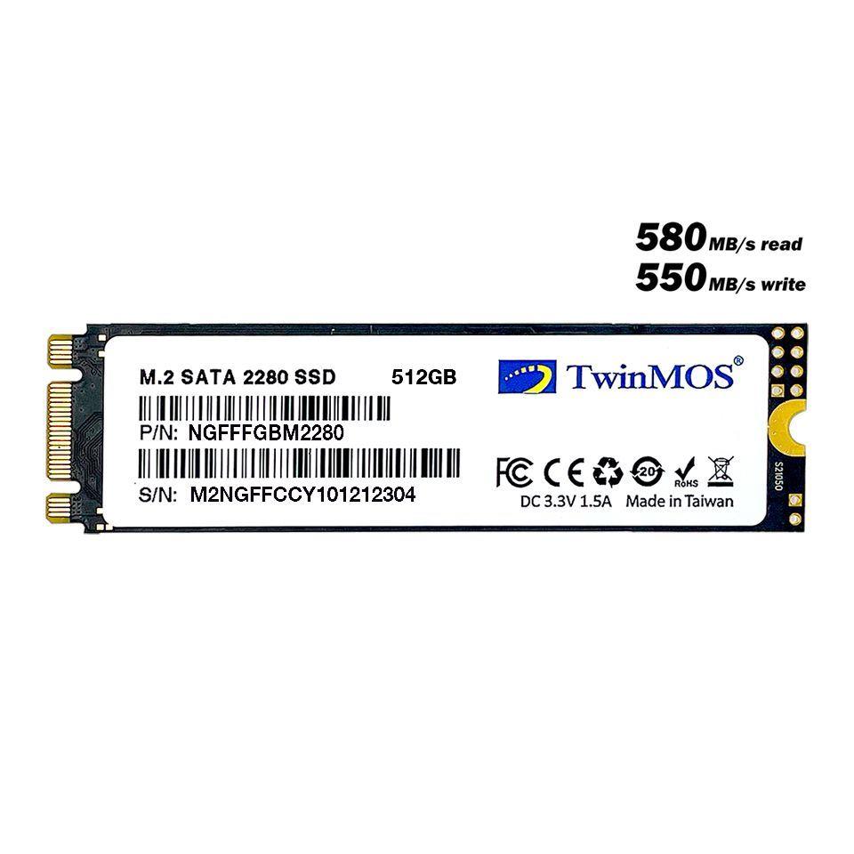 512 Gb Twinmos M.2 2280 Sata3 580/550 Ngfffgbm2280