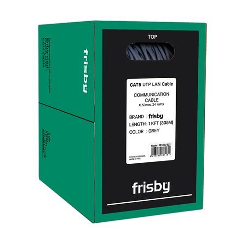 Frisby Fnw-Cat622 305Mt 0.50Mm 24Awg Cat6 Utp Kablo Gri̇