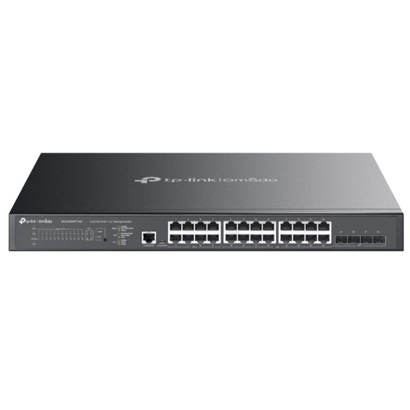 Tp-Link Omada Tl-Sg3428Xpp-M2 24 Port 2.5Gb 4 Port 10Ge Sfp+ L2+ 500W Poe Yöneti̇lebi̇li̇r Switch