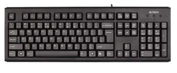 A4 Tech Km-720 F Tr Mm Si̇yah Usb Kablolu Klavye