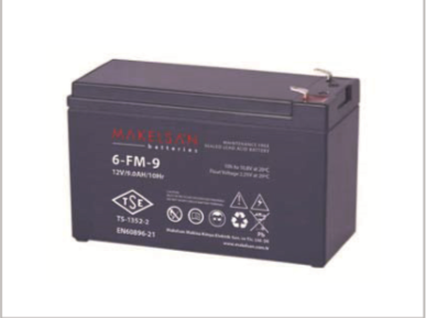 Makelsan 12V 9Ah Tam Bakimsiz Kuru Akü