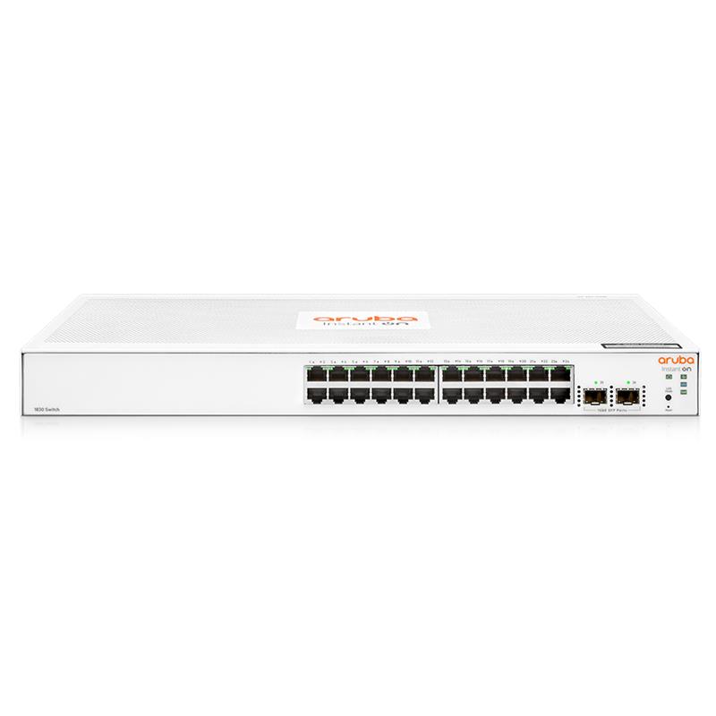 Hpe Aruba Ion Jl812A 1830 24 Port Gigabit + 2X1Gb Sfp Uplink Yöneti̇lebi̇li̇r Rackmount Switch