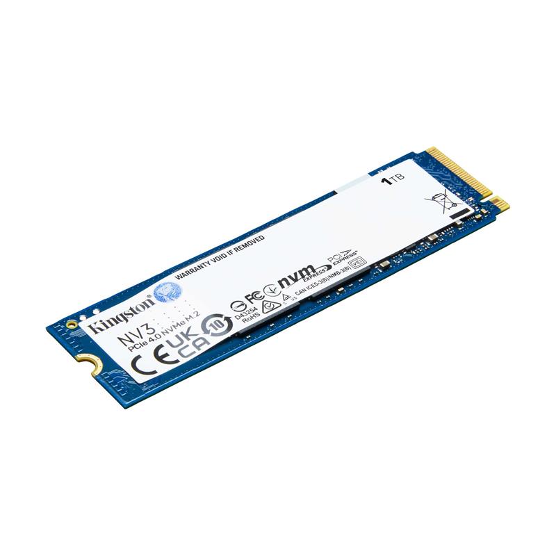 1 Tb Kingston Nv3 M.2 Nvme Pcie Gen4 6000/4000Mbs Snv3S/1000G