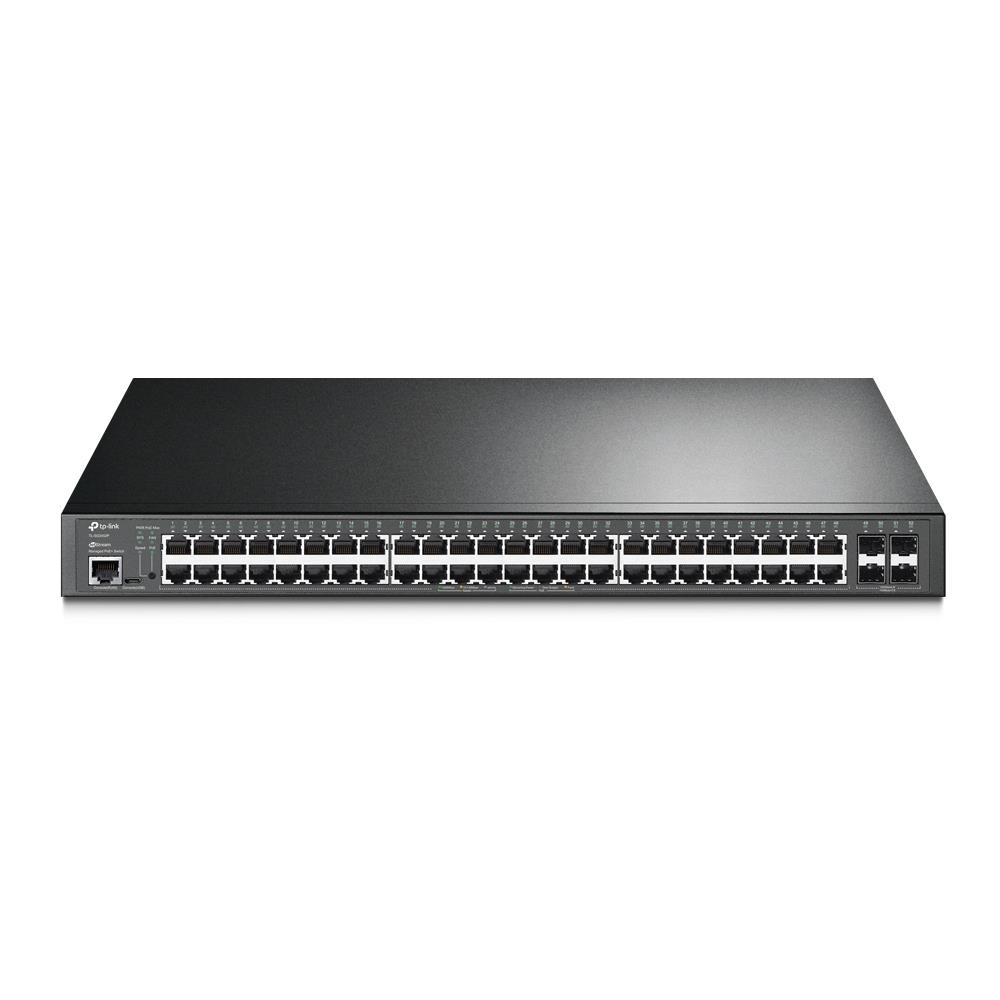Tp-Link Omada Tl-Sg3452P 48 Port Gigabit L2+ 4 Port 1Gb Sfp Uplink 384W Poe Yöneti̇lebi̇li̇r Rackmount Switch