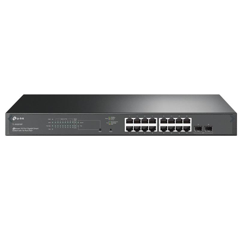 Tp-Link Omada Tl-Sg2218P 16 Port Gigabit+2Xgigabit Sfp Uplink Yöneti̇lebi̇li̇r 150W Poe Rackmount Switch