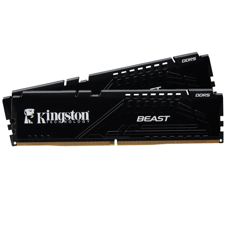 16 Gb Ddr5 5200Mhz Kingston Beast Black Expo 2X8Gb Cl36 Dimm Dt Kf552C36Bbek2/16Tr